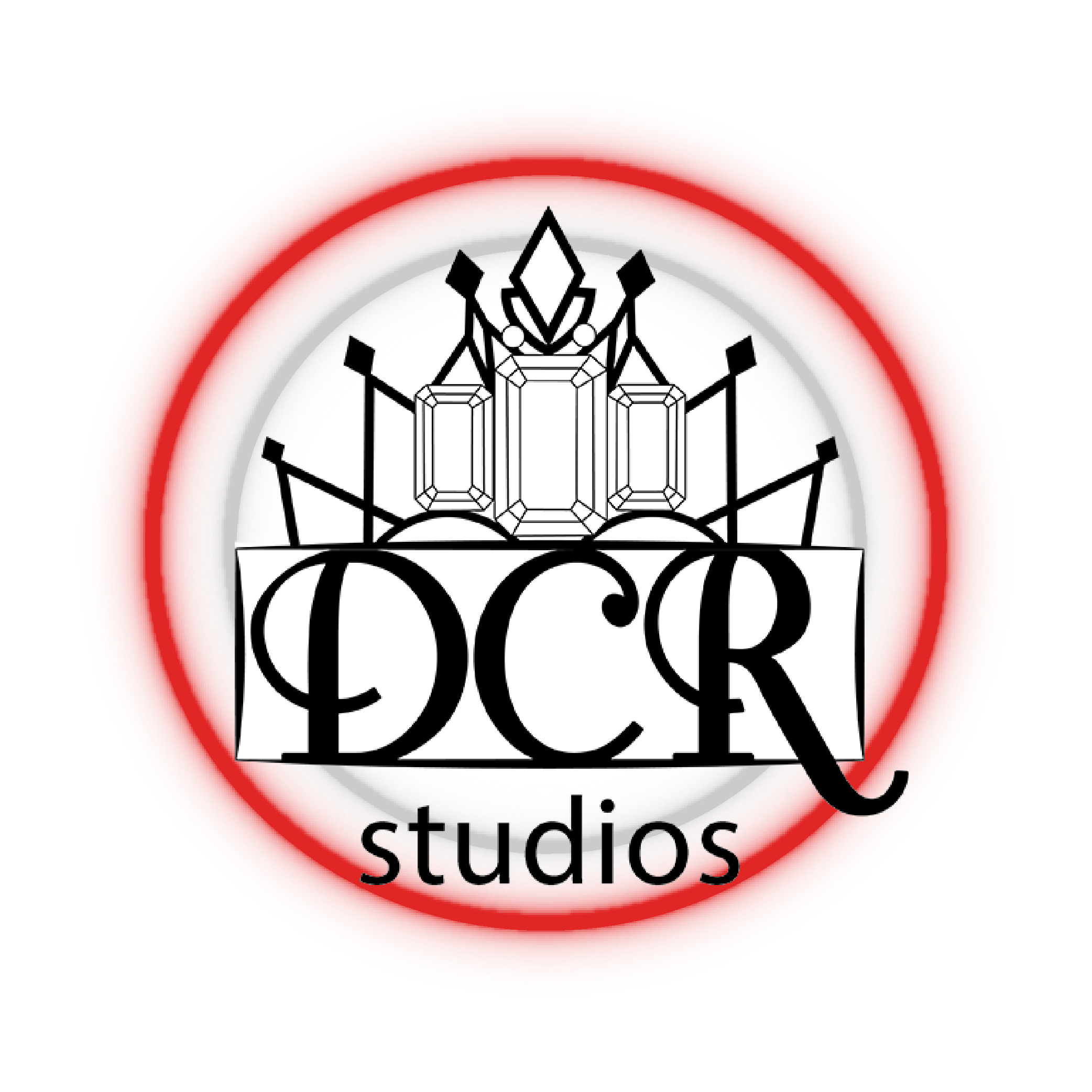 DCR Studios Red Ball Logo 500x500